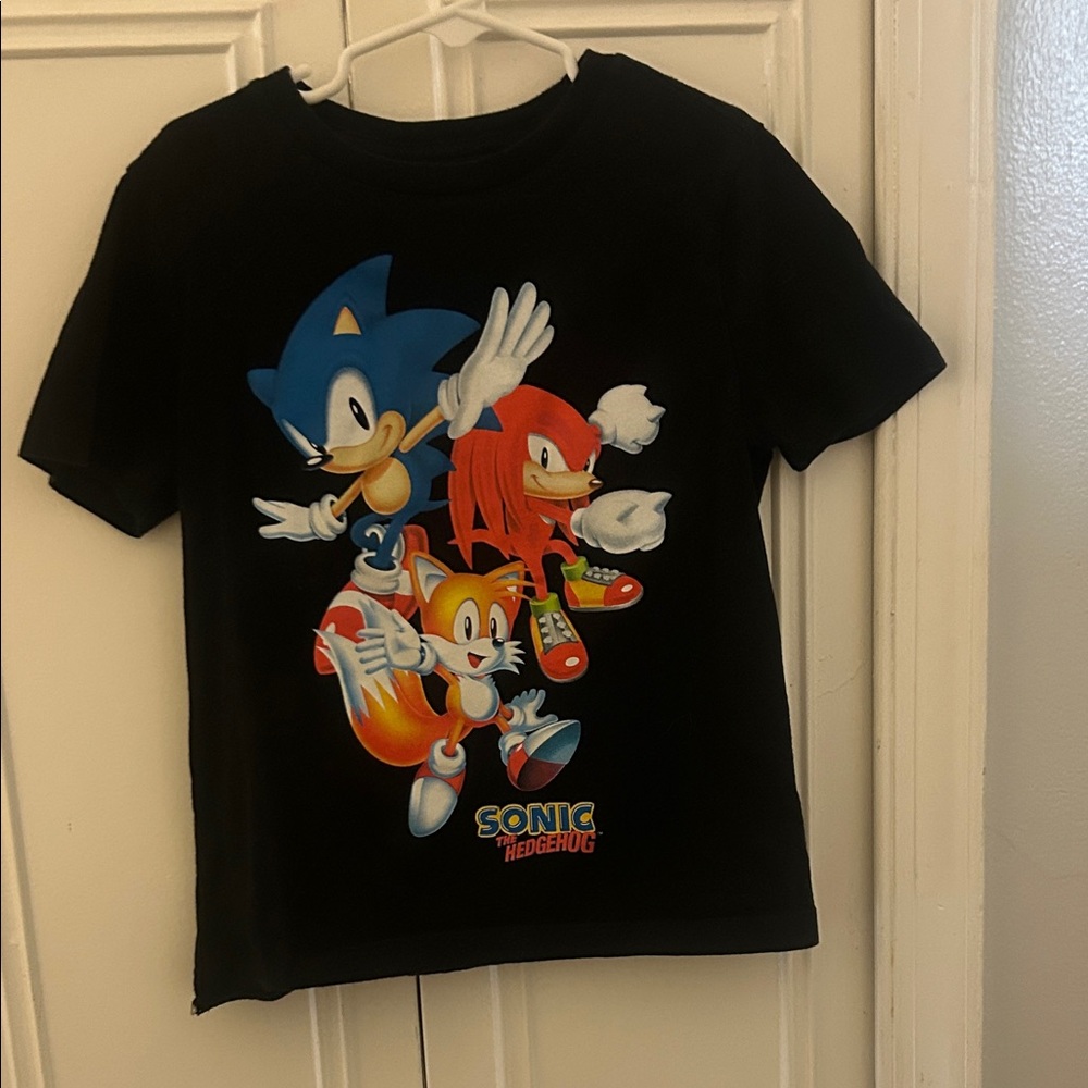 Old Navy Black Sonic the Hedgehog Kids T-Shirt